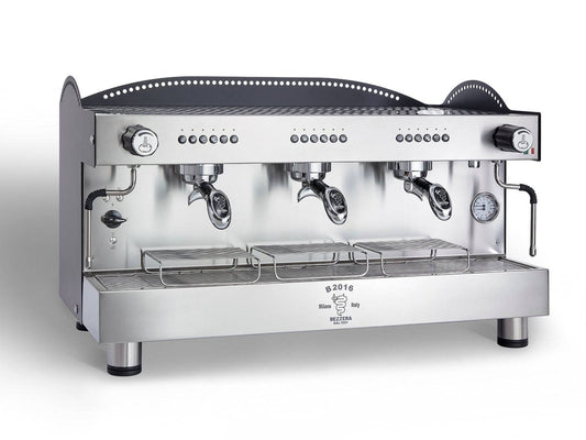 Bezzera 3L Black 3-Group Professional Espresso Machine