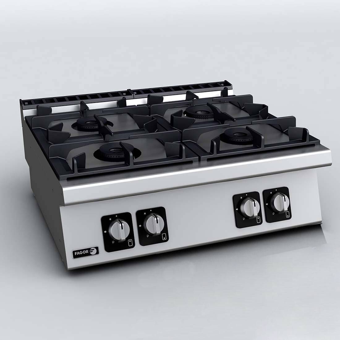 Bench Top 4 Gas Burners