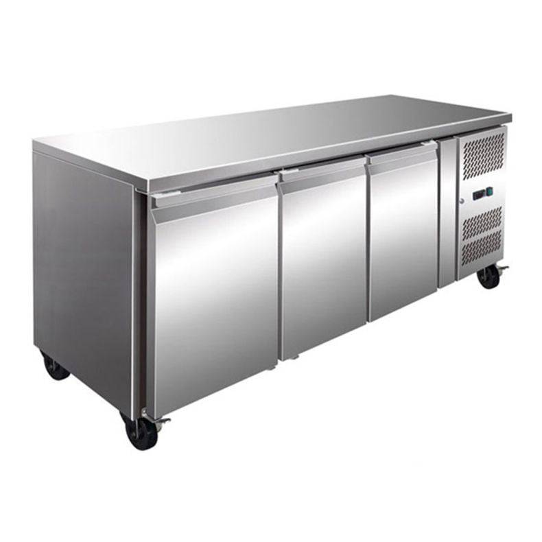 GN3100BT TROPICALISED 3 Door Gastronorm Bench Freezer - JDS Hospitality Equipment 