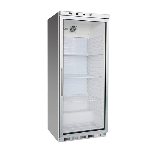 HR600G S/S Display Fridge with Glass Door