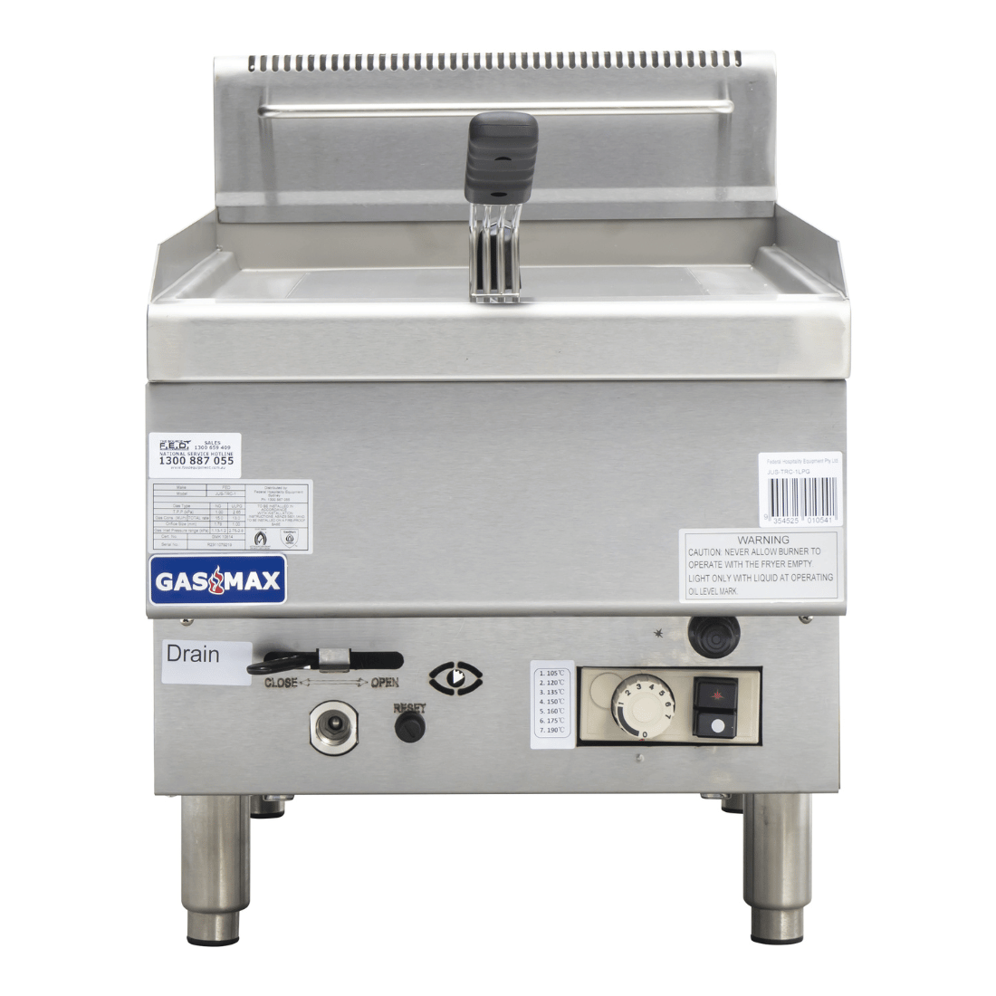 Countertop 10L Natural Gas Fryer