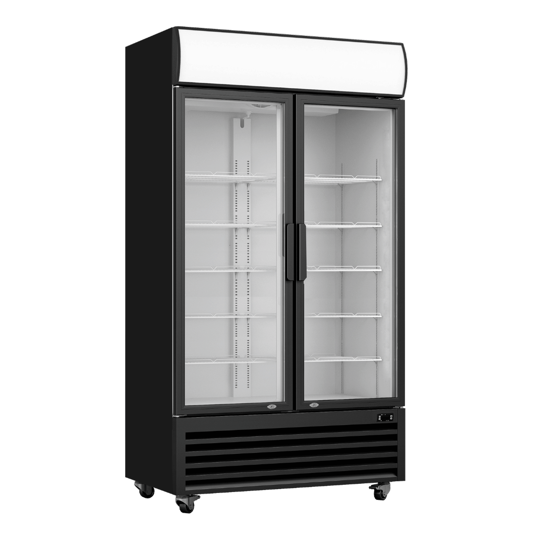 Thermaster Double Glass Door Colourbond Upright Drink Fridge LG-580BP