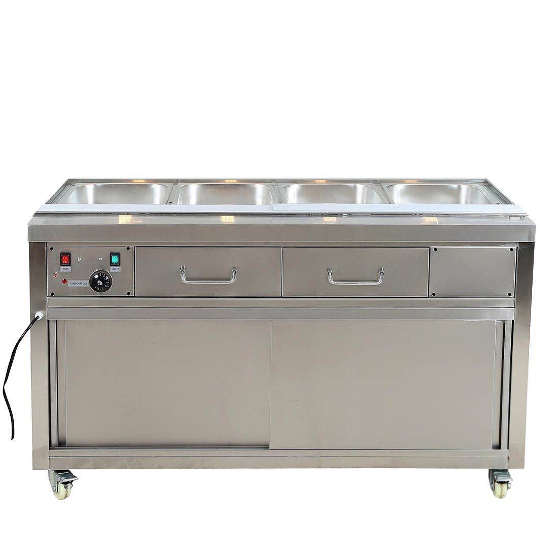 Heated Bain Marie Food Display without Glass Top in Melbourne