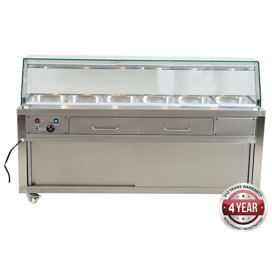 Heated Bain Marie Food Display