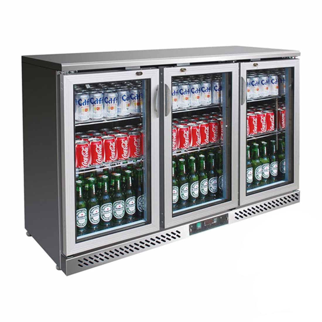 Three Door Stainless Steel Bar Cooler in Melbourne