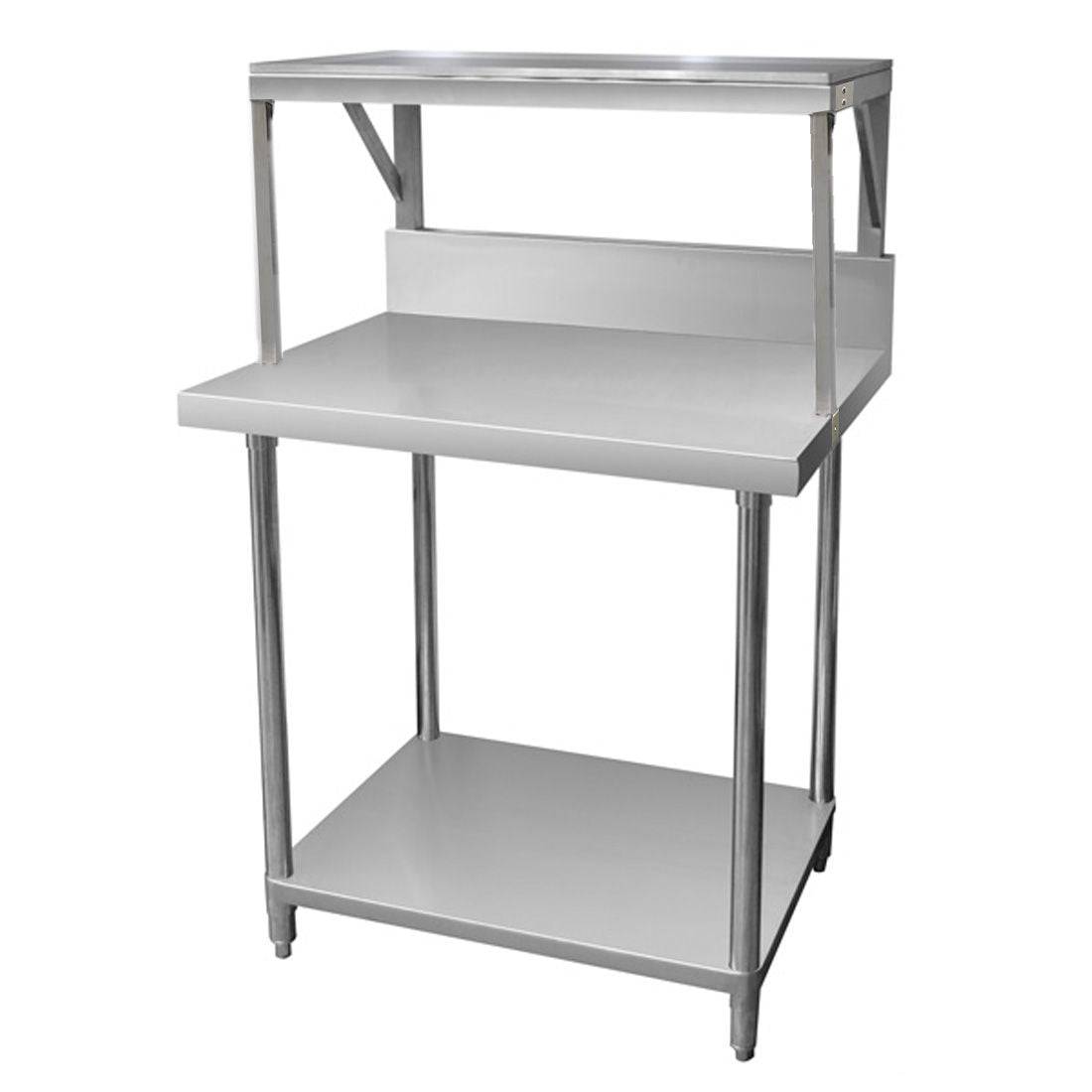 SMB-7-0900 - Heavy Duty Salamander Bench with Shelf Braces - JDS Hospitality Equipment 