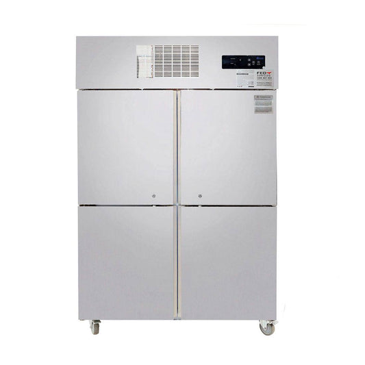 SUC1000 TROPICAL Thermaster 4 x Half door SS Fridge - JDS Hospitality Equipment 