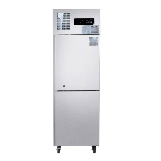 SUC500 TROPICAL Thermaster 2 x Half door SS Fridge - JDS Hospitality Equipment 