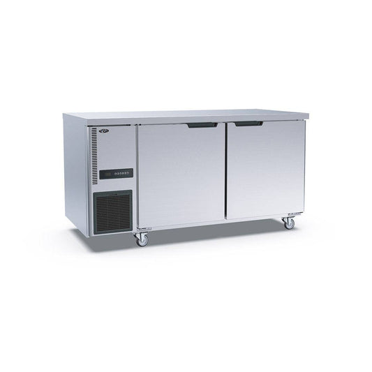 Stainless Steel Double Door Workbench Fridge - TS1500TN