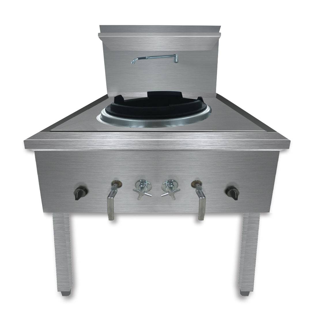 WW-1L Stainless Steel Waterless LPG Gas Single Wok