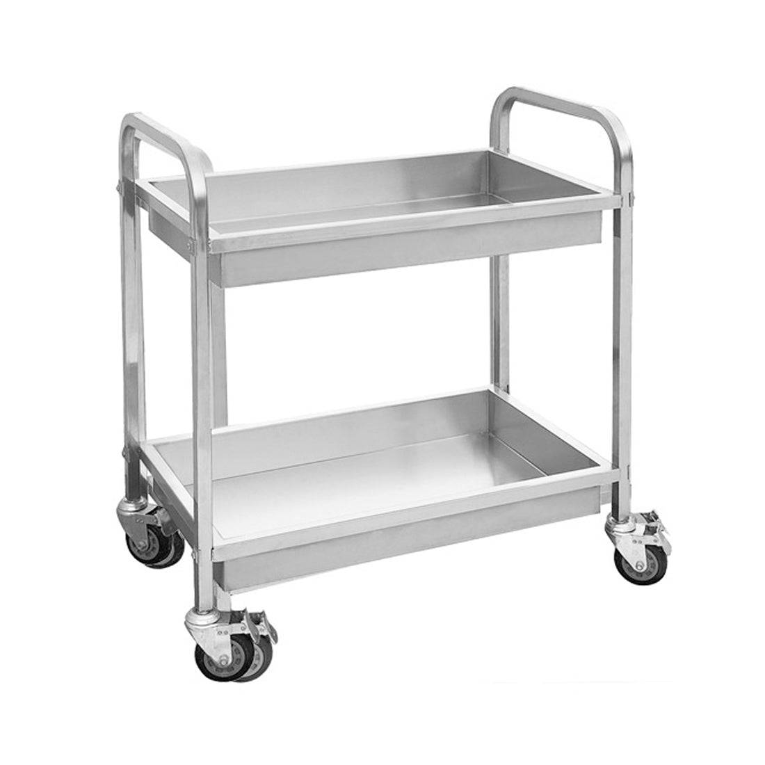 YC-102D - Stainless Steel trolley with 2 shelves - JDS Hospitality Equipment 