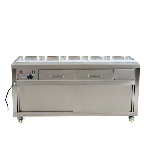 Heated Bain Marie Food Display without Glass Top in Melbourne